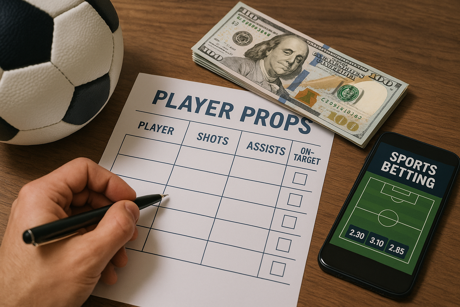 Player Props 101: Shots, Assists and On-Target Bets