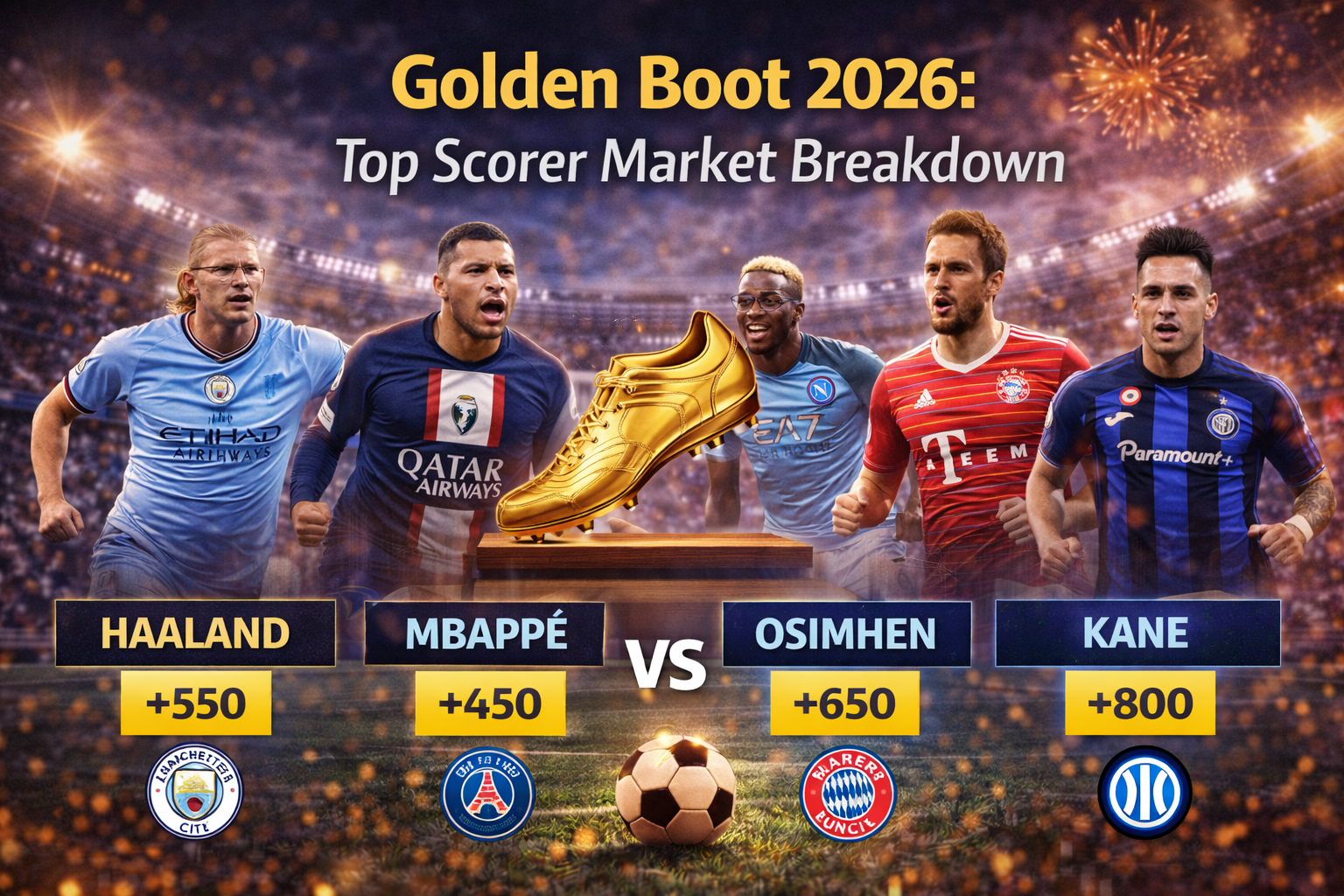 Golden Boot 2026: Top Scorer Market Breakdown